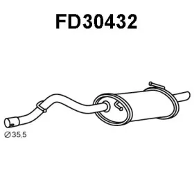 FD30432 VENEPORTE Глушитель выхлопных газов конечный