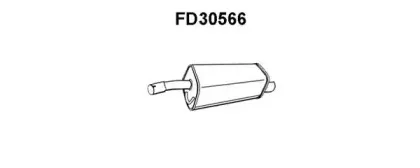 FD30566 VENEPORTE Глушитель выхлопных газов конечный