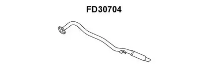 FD30704 VENEPORTE Глушитель выхлопных газов конечный