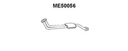 ME50056 VENEPORTE Средний глушитель выхлопных газов