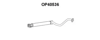 OP40536 VENEPORTE Средний глушитель выхлопных газов