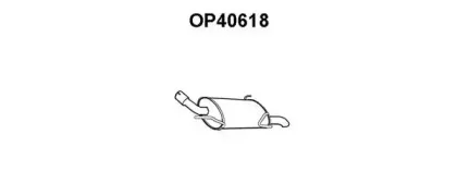 OP40618 VENEPORTE Глушитель выхлопных газов конечный