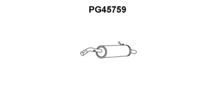 PG45759 VENEPORTE Глушитель выхлопных газов конечный
