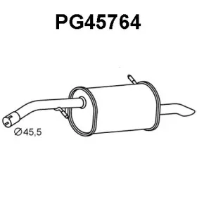 PG45764 VENEPORTE Глушитель выхлопных газов конечный
