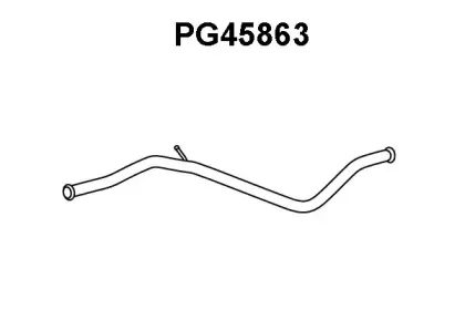 PG45863 VENEPORTE Труба выхлопного газа