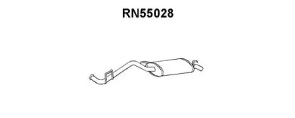 RN55028 VENEPORTE Глушитель выхлопных газов конечный