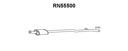 RN55500 VENEPORTE Предглушитель выхлопных газов