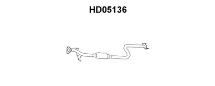 RV05136 VENEPORTE Средний глушитель выхлопных газов