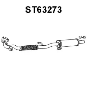 ST63273 VENEPORTE Предглушитель выхлопных газов