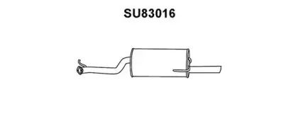 SU83016 VENEPORTE Глушитель выхлопных газов конечный