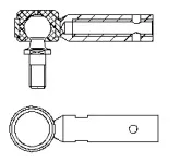 24400 01 LEMFÖRDER Шаровая головка, тяга - клапан воздушной пружины