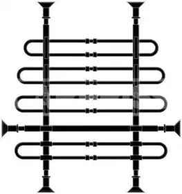 79050505 CARPRISS Раздельная решетка, багажник / грузовое отделение