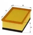 XA747 UNIFLUX FILTERS Воздушный фильтр