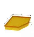 XA749 UNIFLUX FILTERS Воздушный фильтр