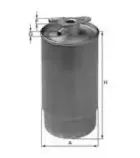 XN103 UNIFLUX FILTERS Топливный фильтр