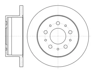 D61055.00 WOKING Тормозной диск