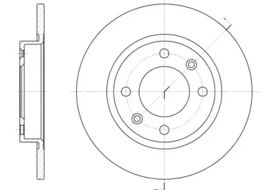 D6136.00 WOKING Тормозной диск