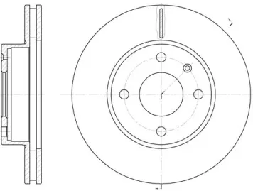 D6215.10 WOKING Тормозной диск