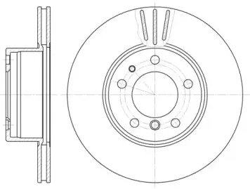 D6348.10 WOKING Тормозной диск