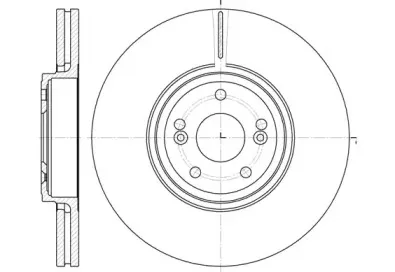D6695.10 WOKING Тормозной диск