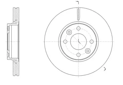 D61474.10 WOKING Тормозной диск