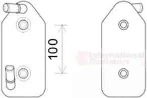 03003356 VAN WEZEL Масляный радиатор, автоматическая коробка передач