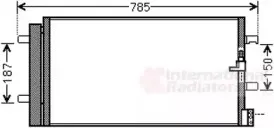 03005352 VAN WEZEL Конденсатор, кондиционер