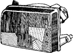 1895941 VAN WEZEL Основная фара