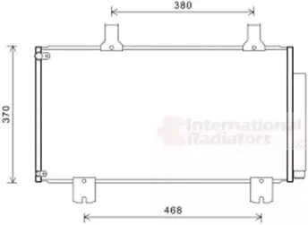 25005247 VAN WEZEL Конденсатор, кондиционер