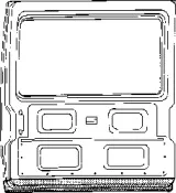 3070274 VAN WEZEL Дверь