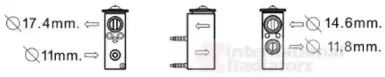 40001355 VAN WEZEL Расширительный клапан, кондиционер