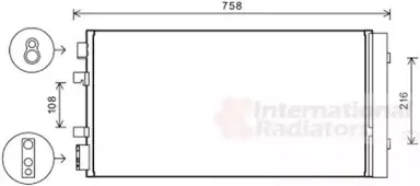 43005483 VAN WEZEL Конденсатор, кондиционер