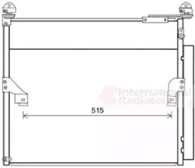 53005655 VAN WEZEL Конденсатор, кондиционер