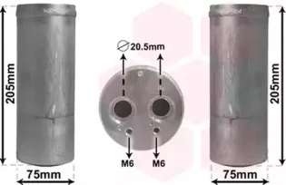 0300D210 VAN WEZEL Осушитель, кондиционер