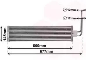 06013722 VAN WEZEL Масляный радиатор, рулевое управление