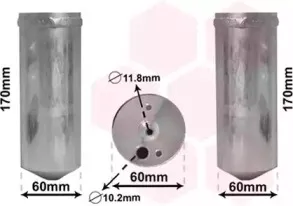 0700D073 VAN WEZEL Осушитель, кондиционер