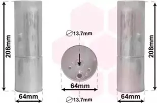 3000D053 VAN WEZEL Осушитель, кондиционер
