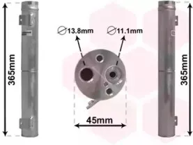 3000D395 VAN WEZEL Осушитель, кондиционер