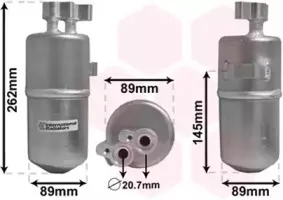 4300D330 VAN WEZEL Осушитель, кондиционер