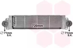 58004233 VAN WEZEL Интеркулер
