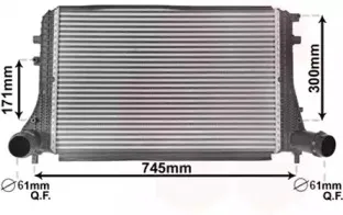 58004377 VAN WEZEL Интеркулер