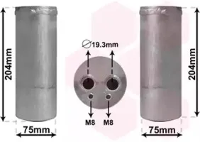 5800D053 VAN WEZEL Осушитель, кондиционер