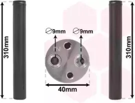 5800D073 VAN WEZEL Осушитель, кондиционер