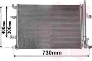 59005138 VAN WEZEL Конденсатор, кондиционер