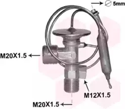 82001322 VAN WEZEL Расширительный клапан, кондиционер