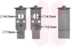 82001386 VAN WEZEL Расширительный клапан, кондиционер