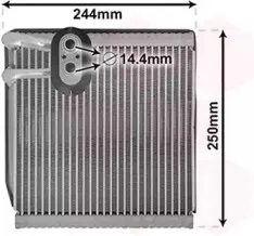 8300V199 VAN WEZEL Испаритель, кондиционер