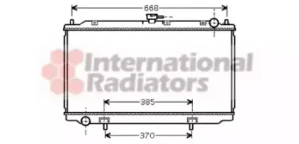 13002220 VAN WEZEL Радиатор, охлаждение двигател