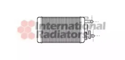 17006106 VAN WEZEL Теплообменник, отопление салона
