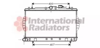 82002047 VAN WEZEL Радиатор, охлаждение двигател
